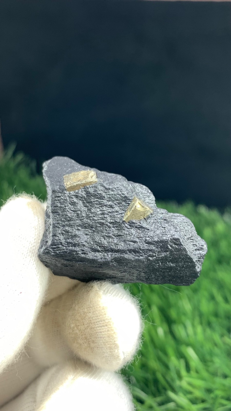 17 Gram Very Beautiful Golden Pyrite on Matrix From Skardu Pakistan