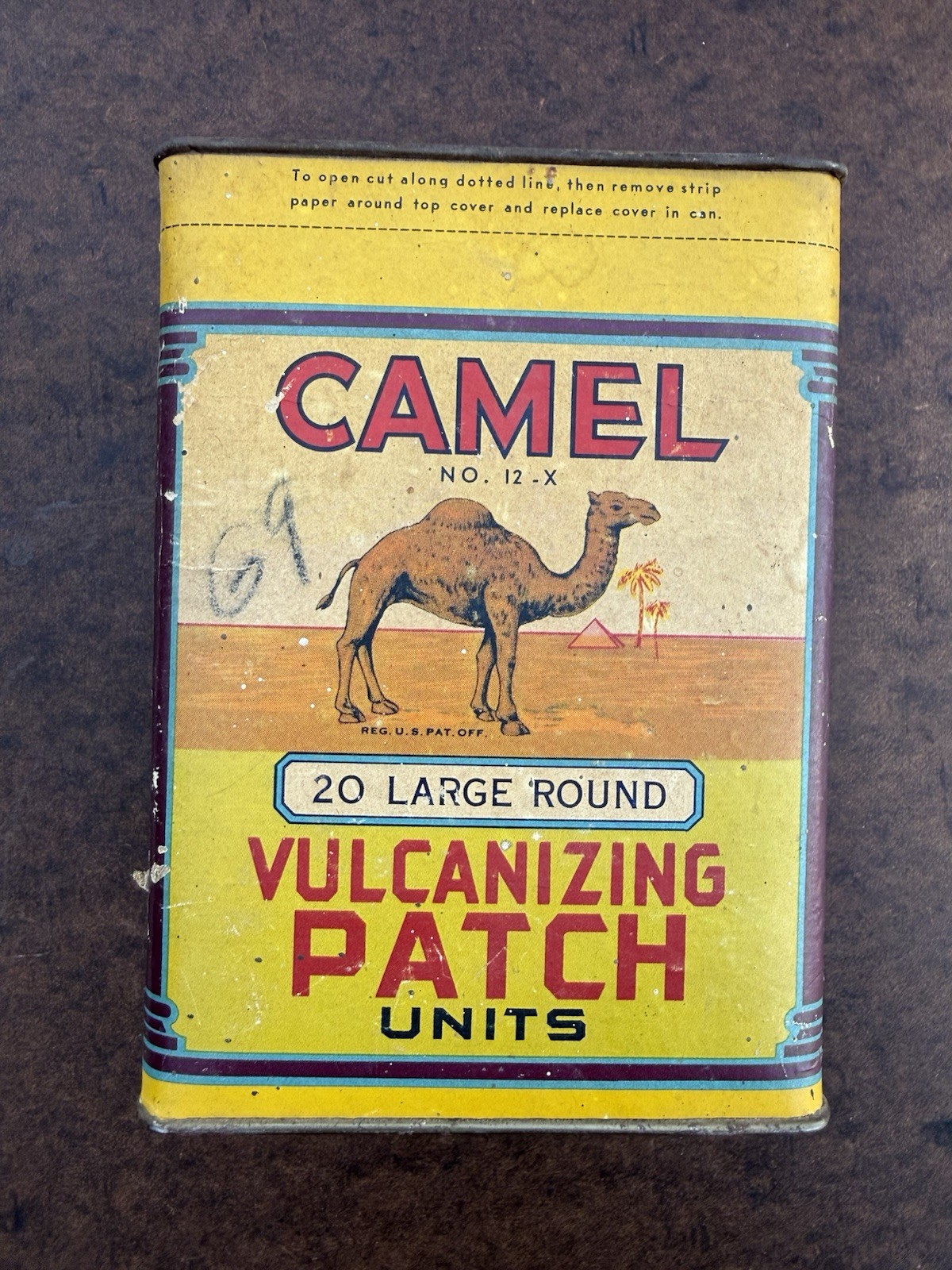 Antique Vintage Camel Vulcanizing Patch Units Unopened 