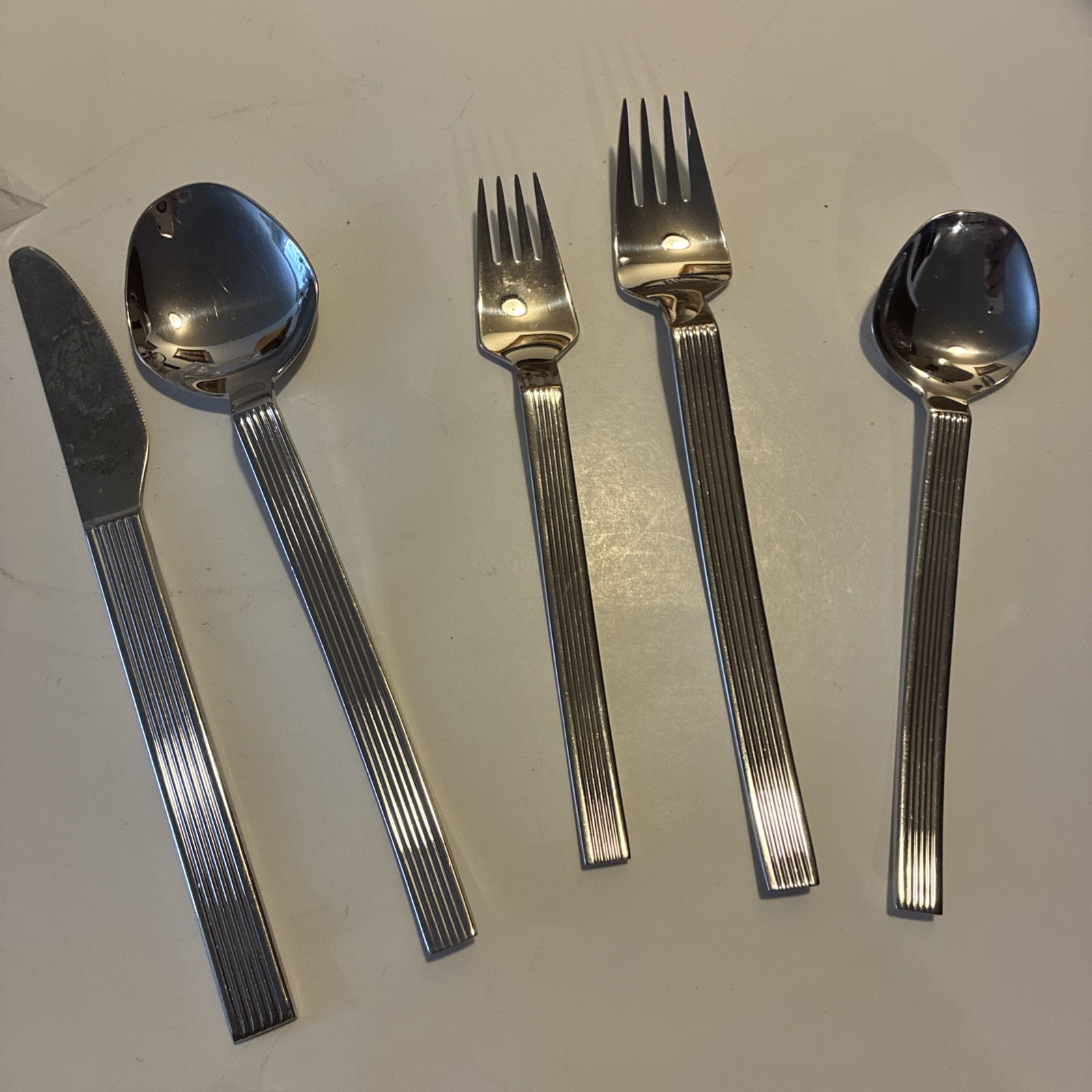 Vtg 5 Piece Place Setting ZANI, Italy, Carla Nencioni & Armando  Flatware