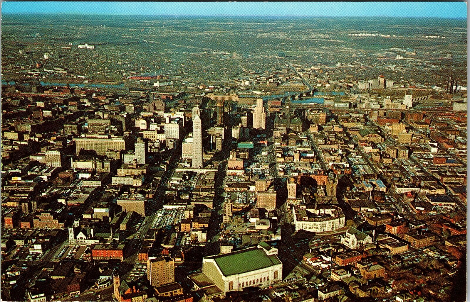 Minneapolis MN-Minnesota, Aerial View, Scenic, Vintage Postcard