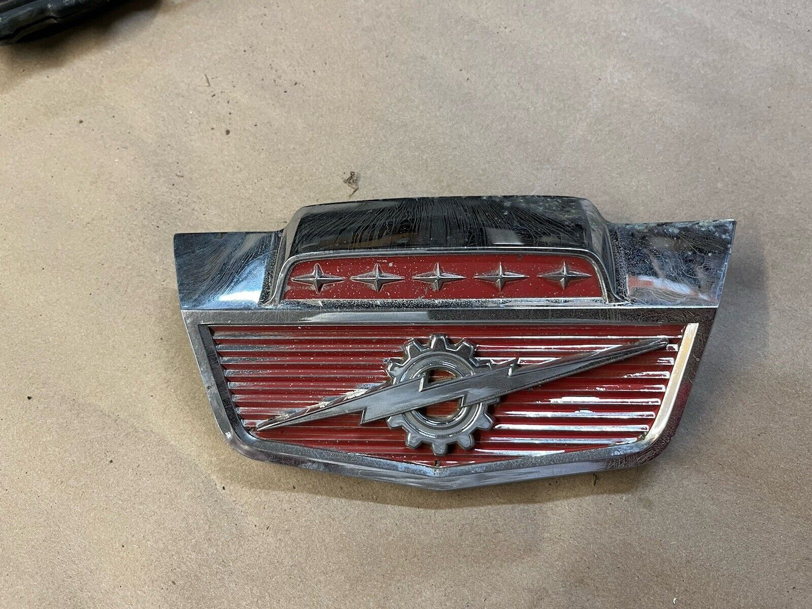 1961-1966 Ford Truck hood Emblem ornament OEM 61-66 NICE