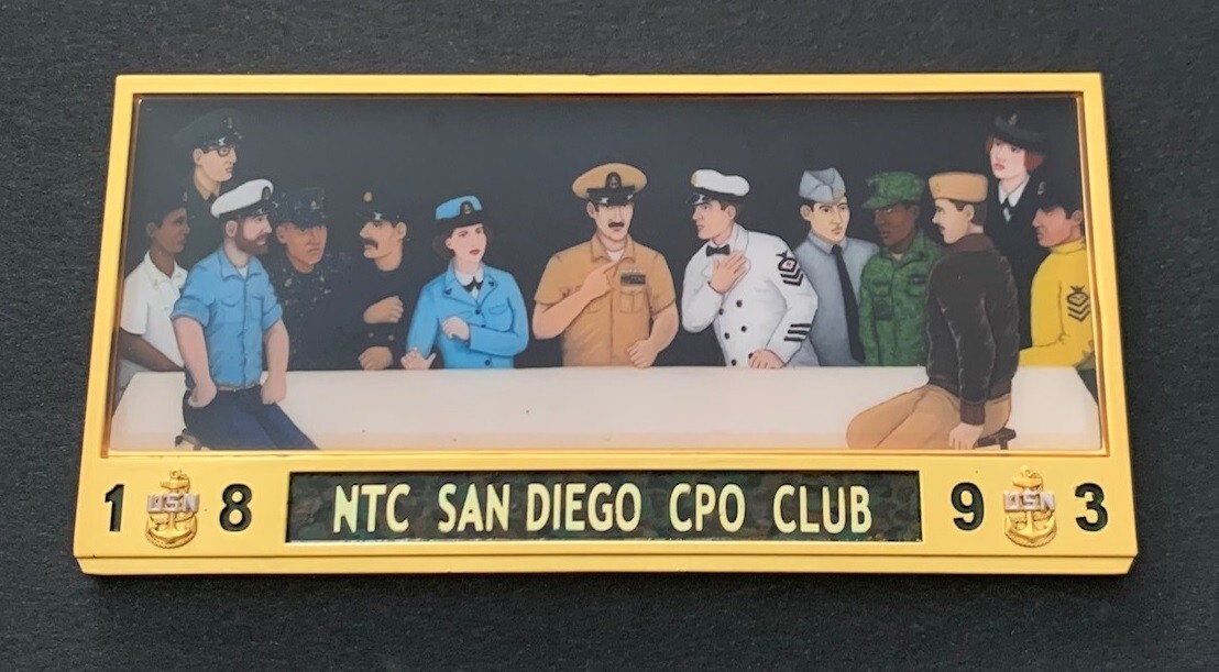 NTC SAN DIEGO CPO CLUB Navy Chiefs Mess Last Supper 4\