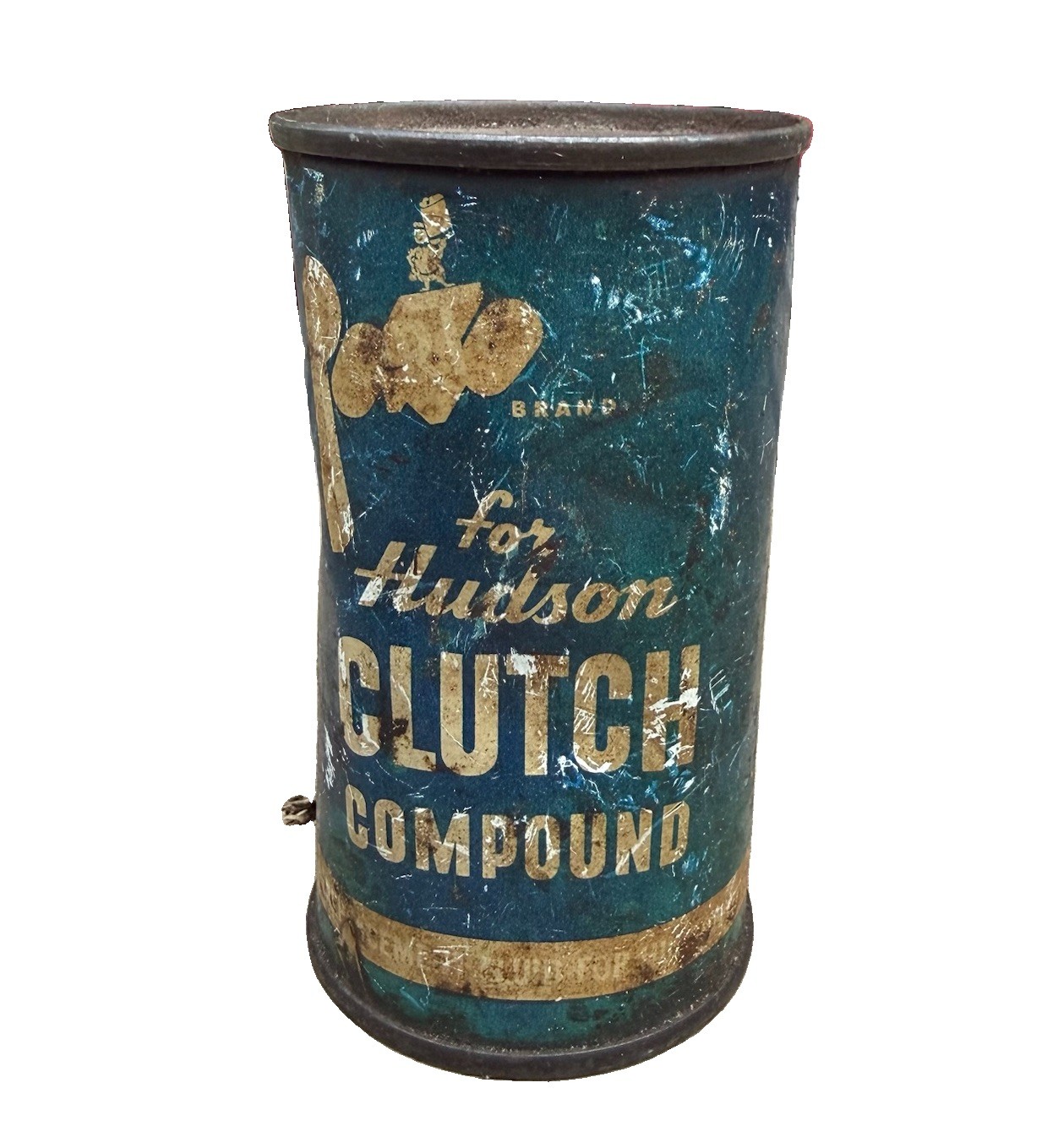Vintage Porto Hudson Clutch Compound Tin Unopened Antique Auto Advertising