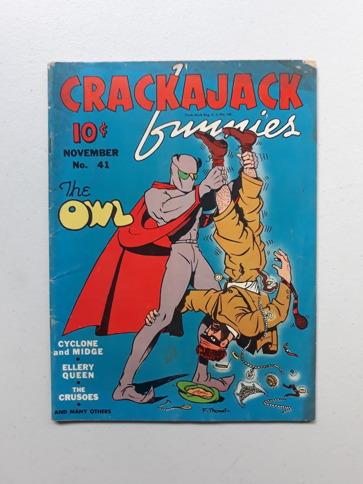Crackajack Funnies 41 Dell Comics, Scarce 1941