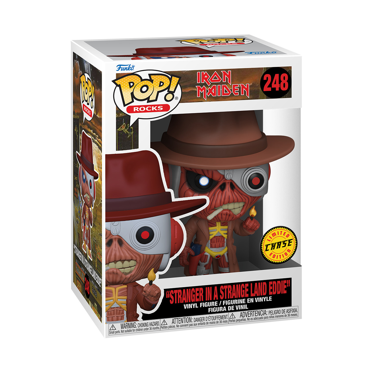 Funko Pop Vinyl: Stranger in a Strange Land Eddie (Chase) With POP Protector