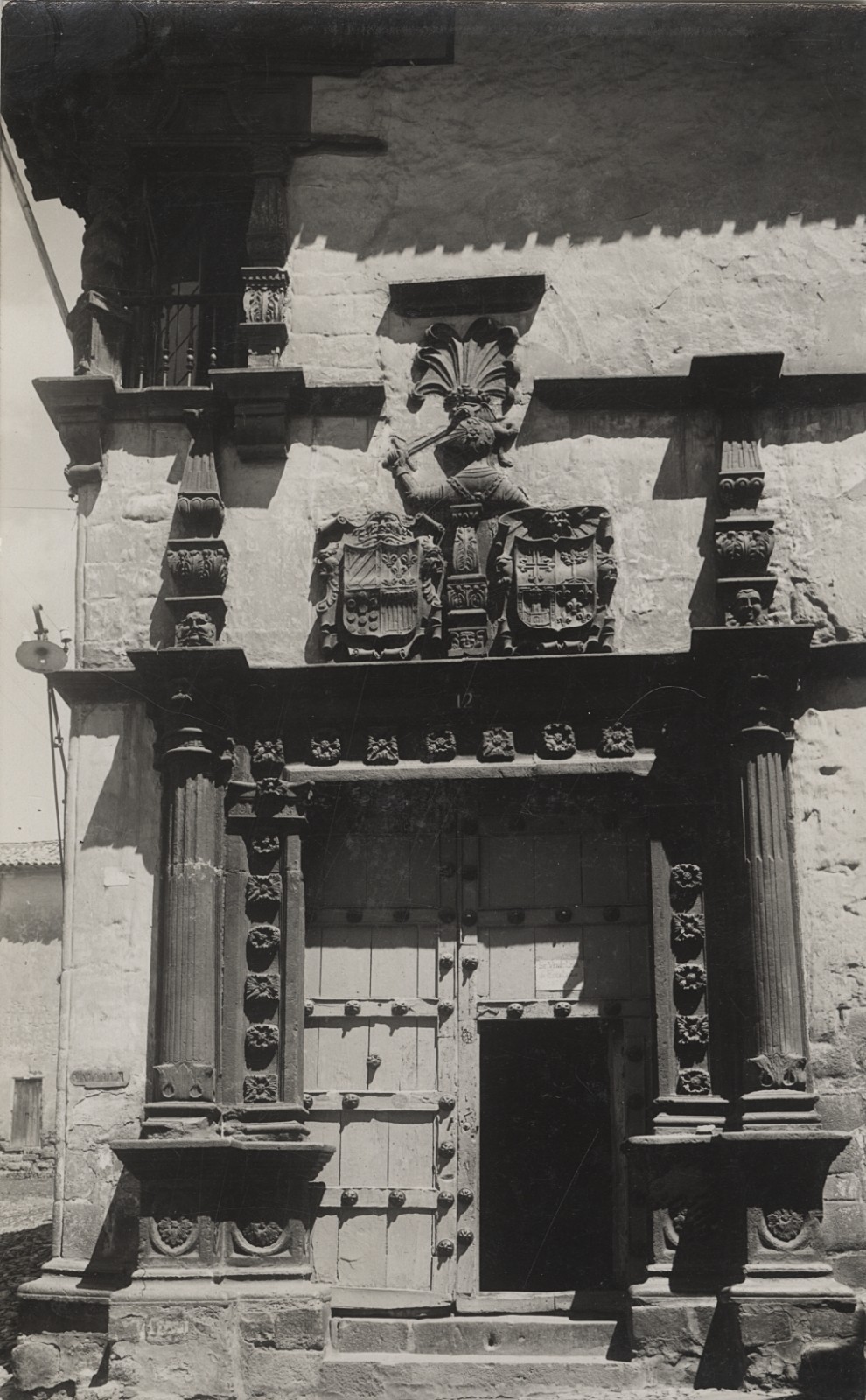 c. 1940's Casa del Almirante, Cusco, Peru RPPC by Martin Chambi Jiménez