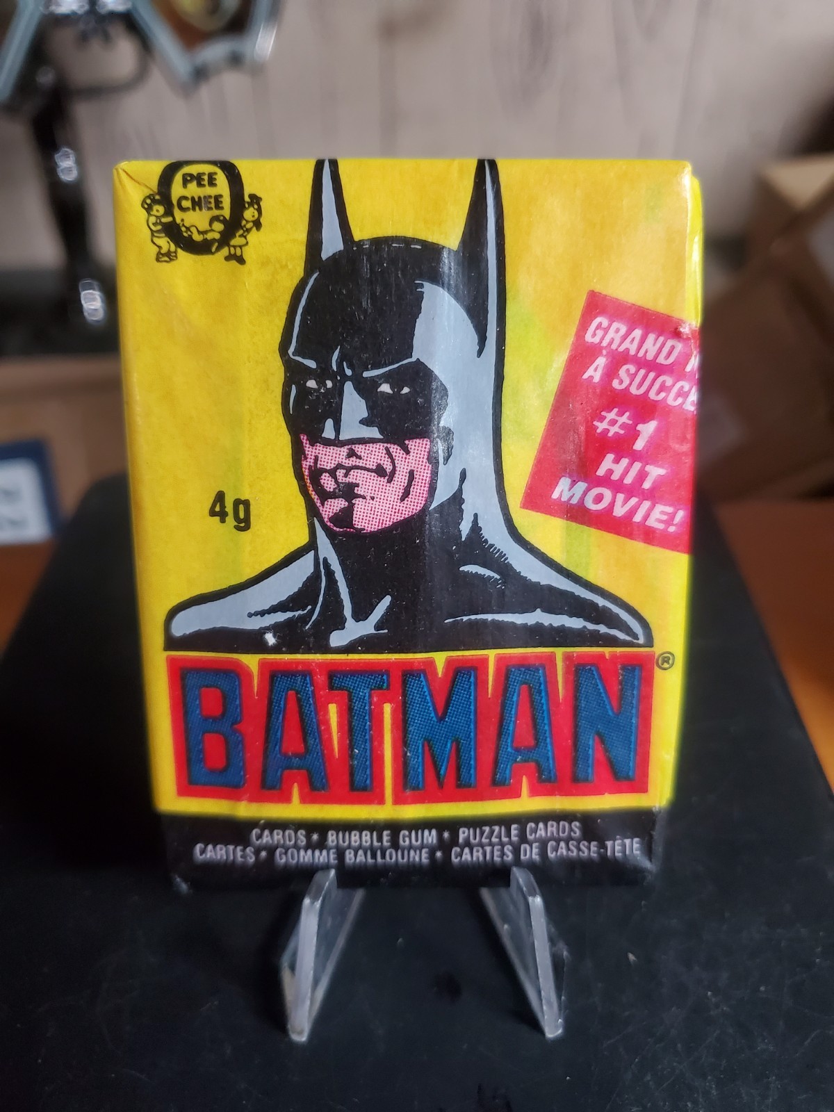 1989 O-Pee-Chee Batman Trading Cards Pack (1) Series One.