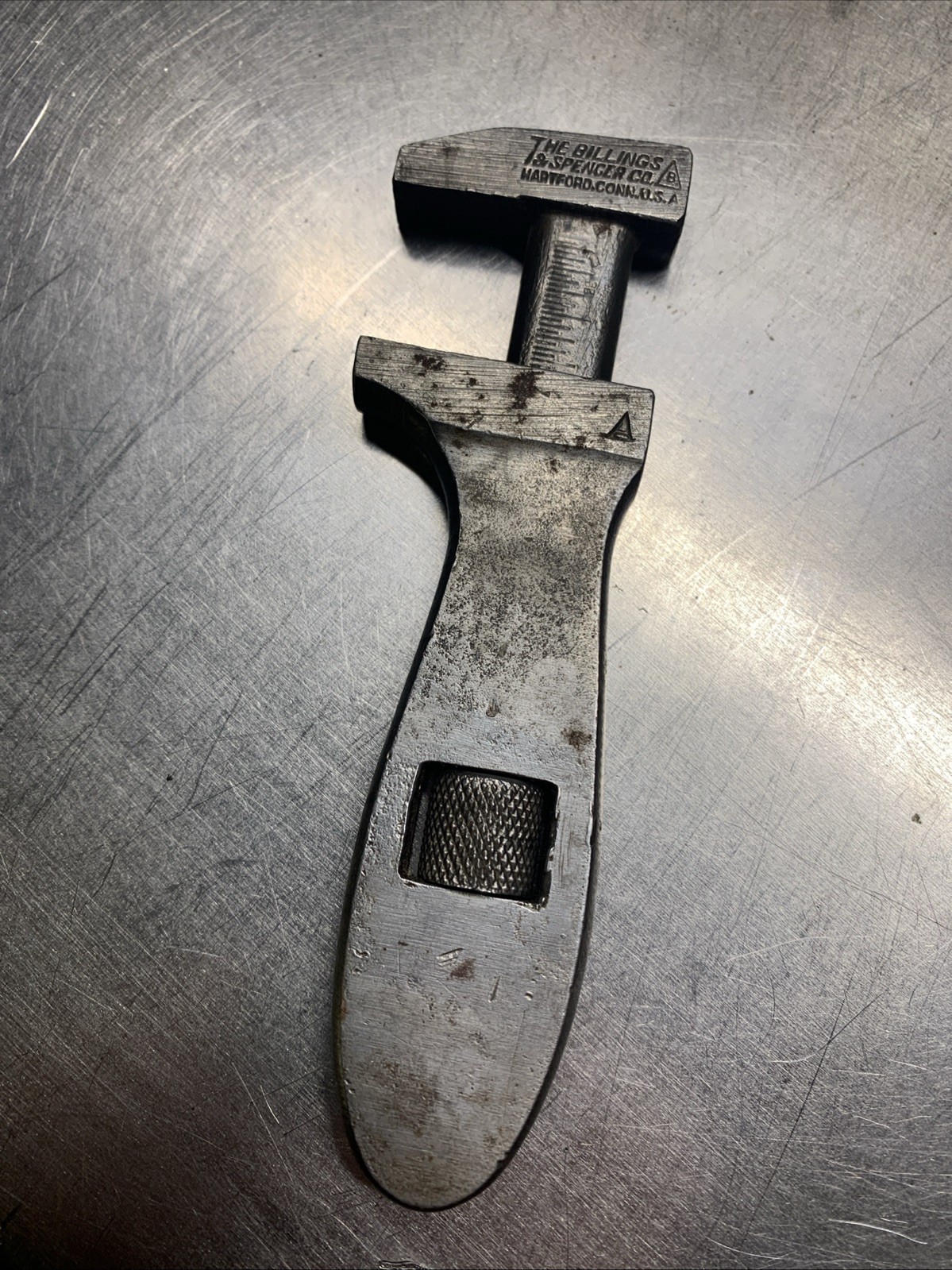 ANTIQUE THE BILLINGS & SPENCER CO. MODEL A WRENCH HARTFORD CONN, USA ANTIQUE THE BILLINGS & SPENCER CO. MODEL A WRENCH HARTFORD CONN, USA