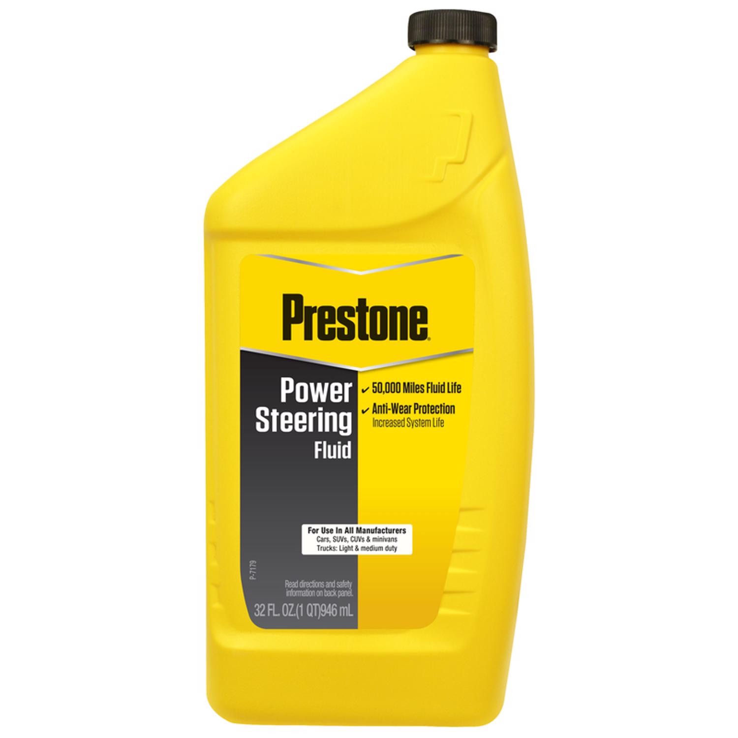 Prestone AS261Y Anti-Foam Power Steering Fluid 32 oz. (Pack of 12)