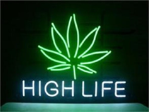 Marijuana Hemp Leaf High Life Weed 24\