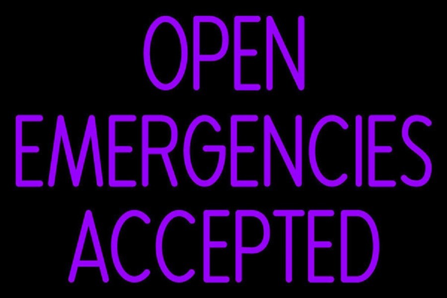 Open Emergencies Accepted 24\