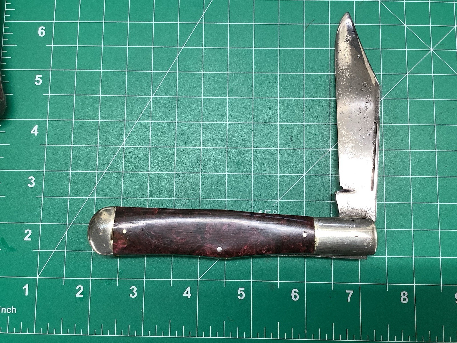 Vintage Aerial Cutlery Co    Large Coke Bottle Knife 