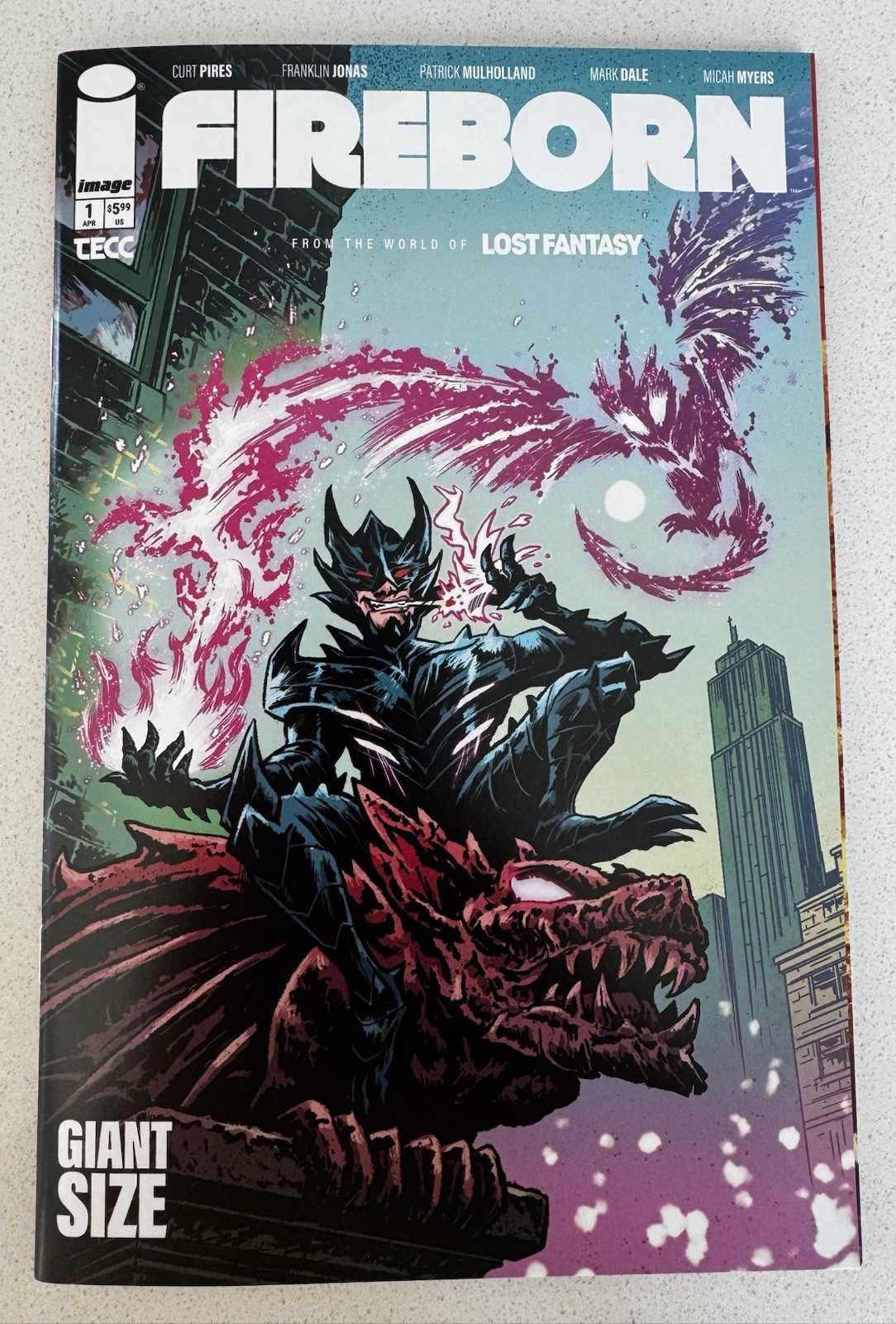 Fireborn #1  Image 2026 - Readman Variant Ltd. 500 - Round Table UK Exclusive