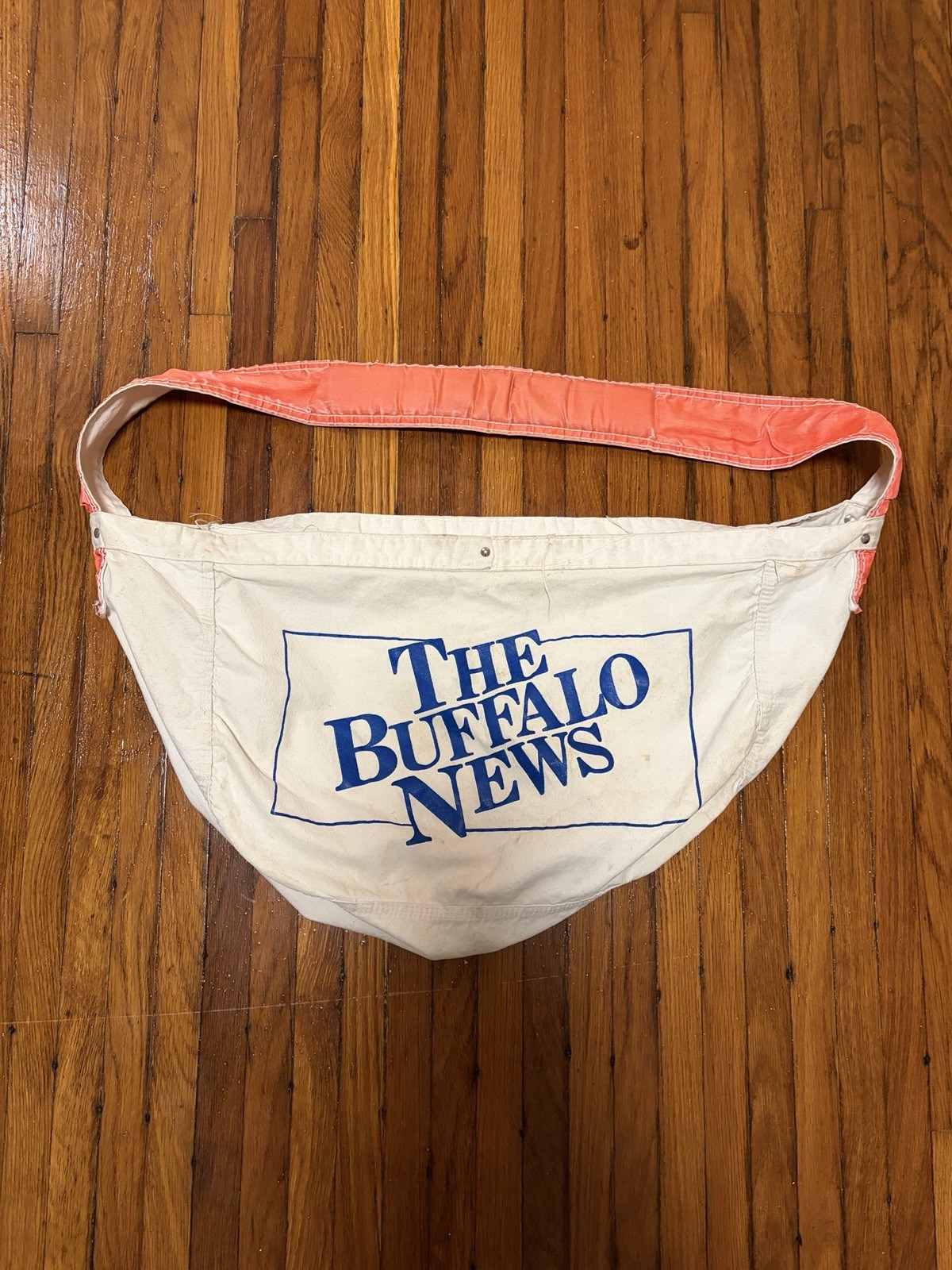 Vintage 1960s The Buffalo News Newspaper Carrier Canvas Bag Paper Boy Mail Bag Vintage 1960s The Buffalo News Newspaper Carrier Canvas Bag Paper Boy Mail Bag