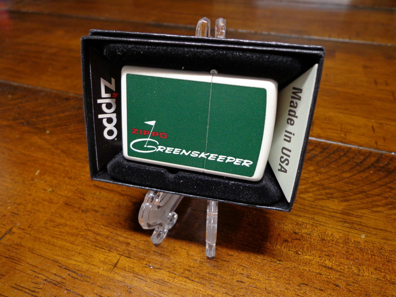 ZIPPO GREENSKEEPER BOX DESIGN ZIPPO LIGHTER MINT IN BOX