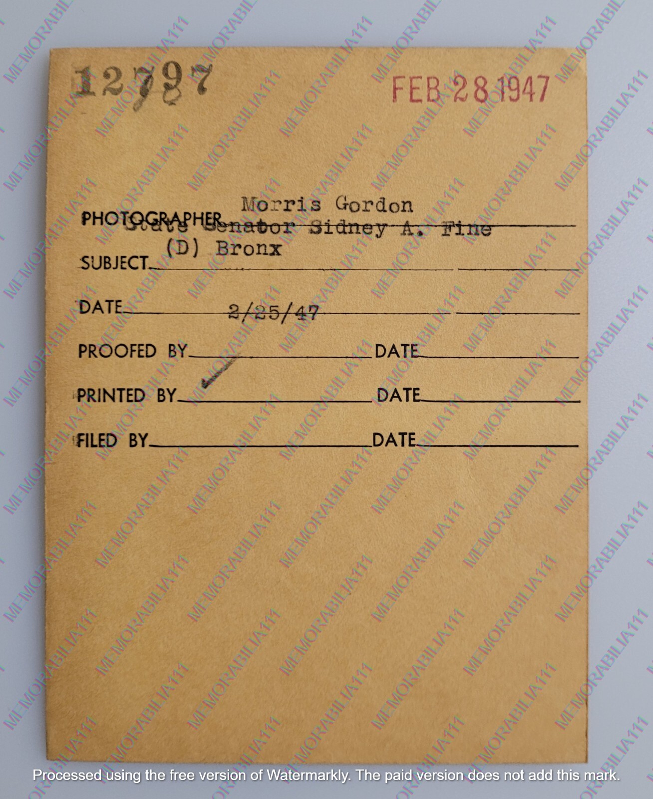 SCARCE NYC MANHATTAN NEGATIVE FAMOUS PHOTOGRAPHER RARE 4X5 VINTAGE ORIGINAL