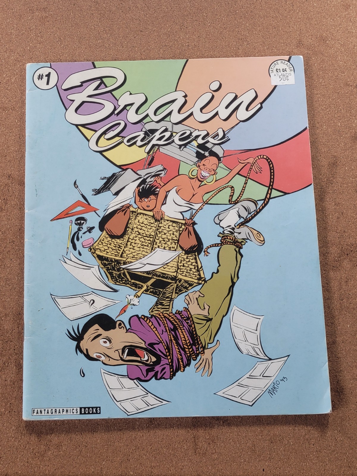 Brian Capers #1 1993 Fantagraphics Mario Hernandez Indie Comic VG/FN