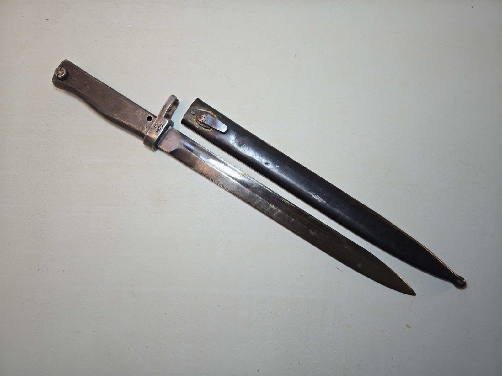 WWI German Ersatz Mauser Bayonet w/Scabbard - #6324