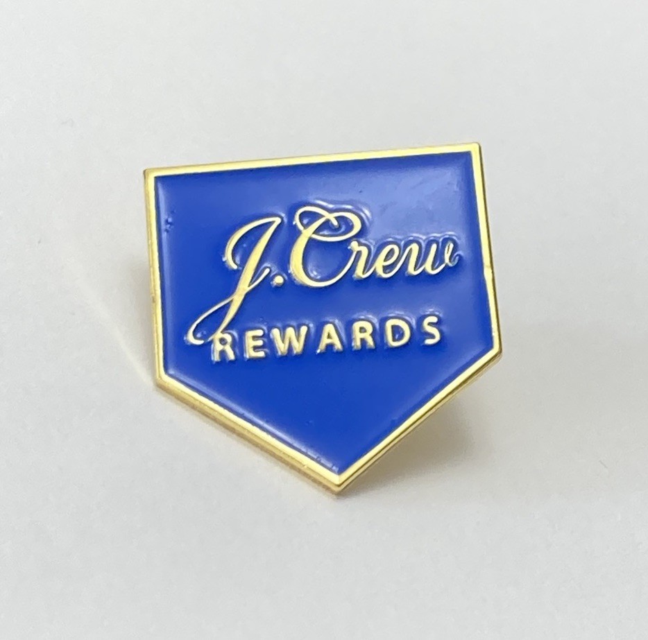Vintage J. Crew Rewards Enamel Pin