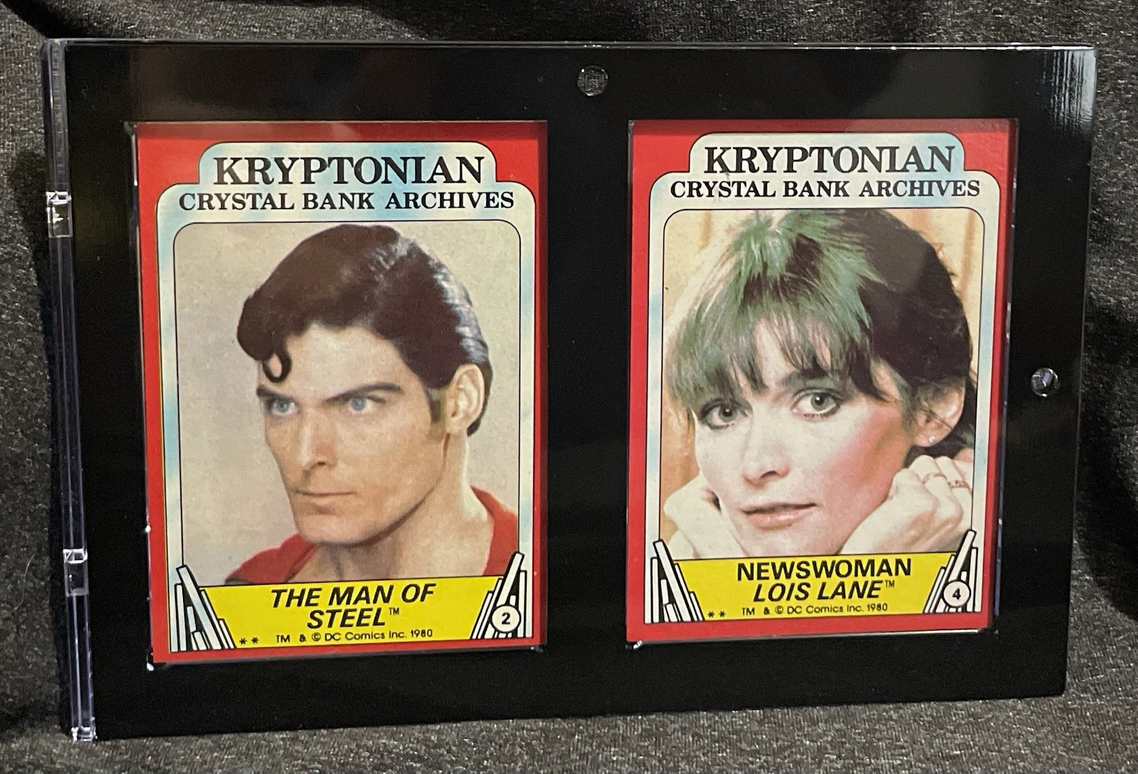 1981 DC Comics SUPERMAN II Kryptonian Crystal Bank Archives LOIS & CLARK NM-MT 