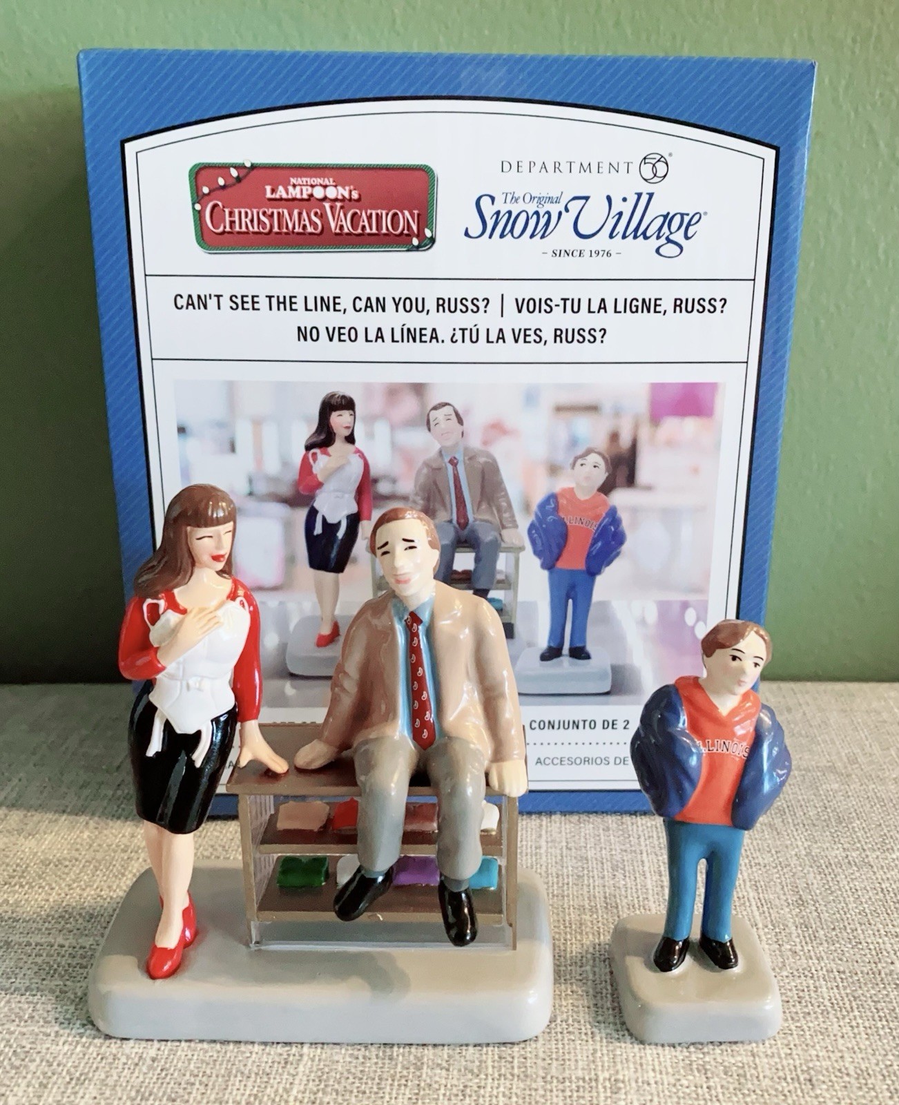 Dept 56 Christmas Vacation “Can’t See The Line, Can You, Russ?” 6018434 Dept 56 Christmas Vacation “Can’t See The Line, Can You, Russ?” 6018434
