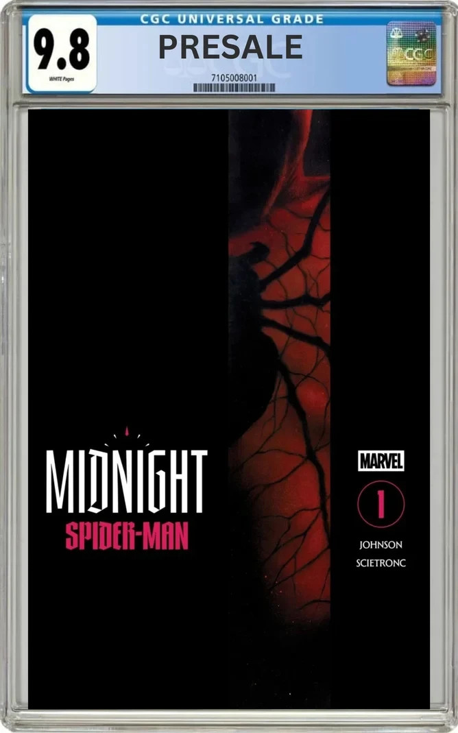 PRESALE 10/7/26 - CGC 9.8 Midnight Spider-Man #1 Cover 