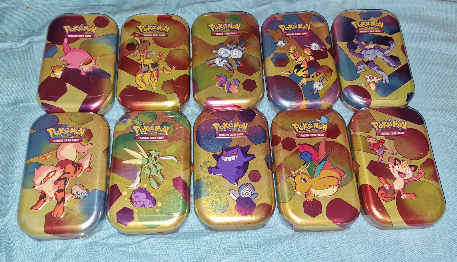 Pokemon TCG X10 Scarlet & Violet 151 Mini Tins X20 Booster Packs New/Sealed