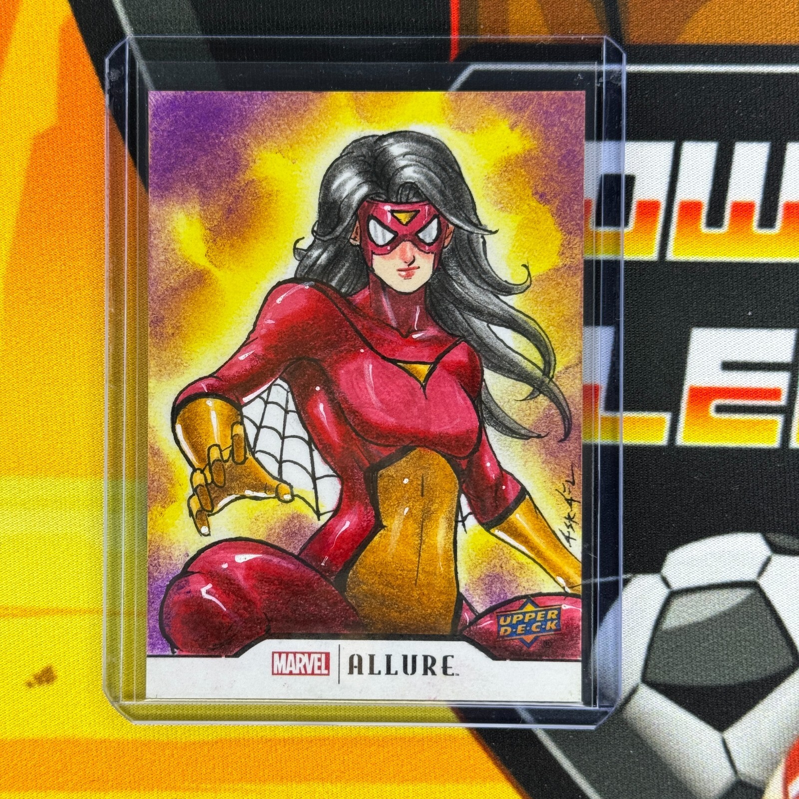 Marvel Allure Spider Woman Sketch Card 1/1 - Israel Arteaga
