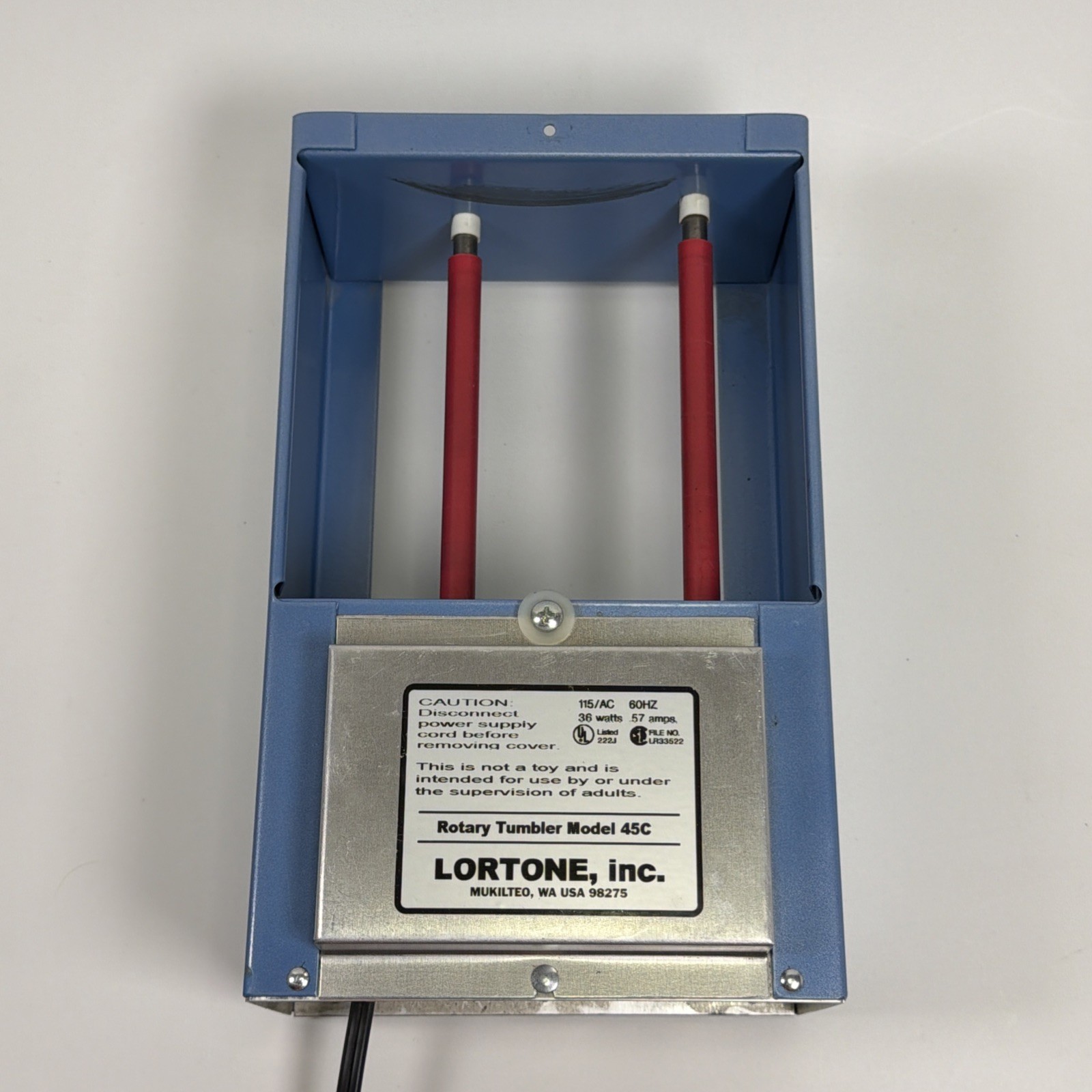 LORTONE 45C ROTARY ROCK TUMBLER POLISHER - Tested & Working - No Barrel