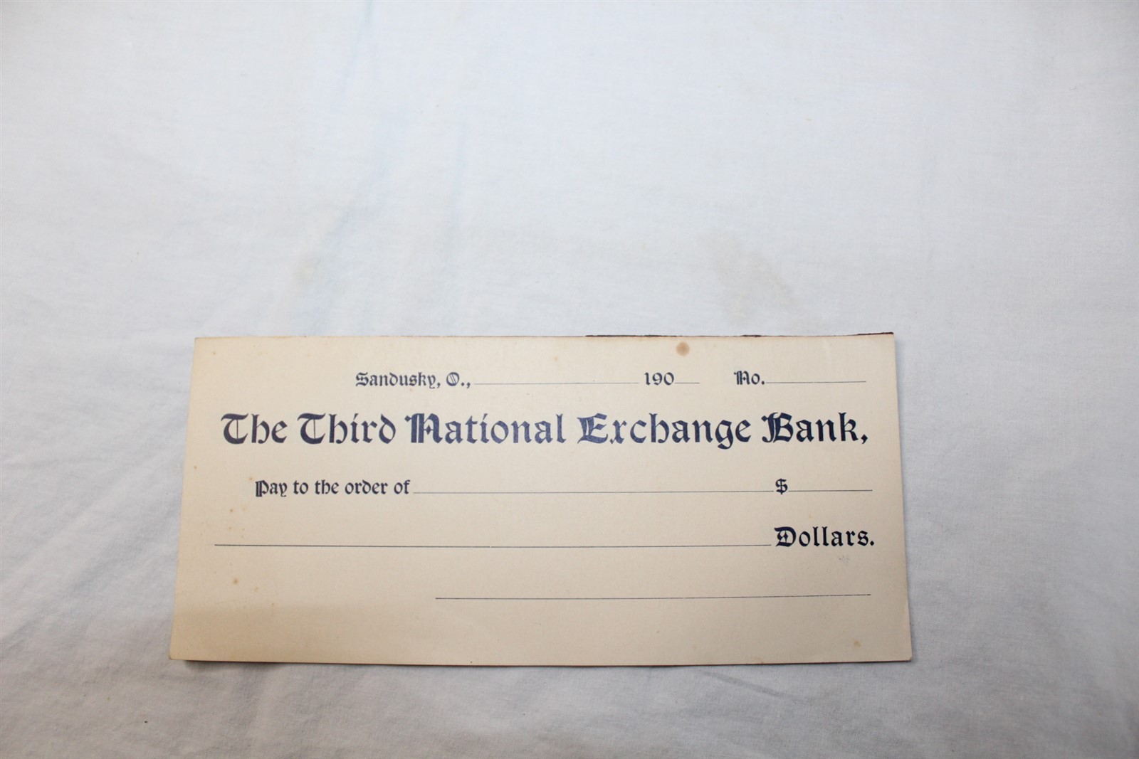 Antique 1900's Payment Demand Notes The Third National Exchange Bank Ohio