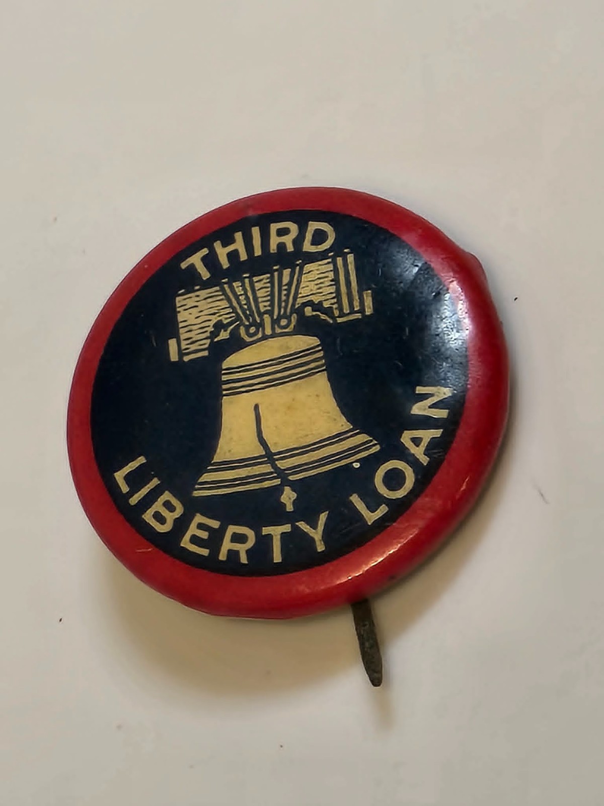 Original WW1 Third Liberty Loan Pinback Button