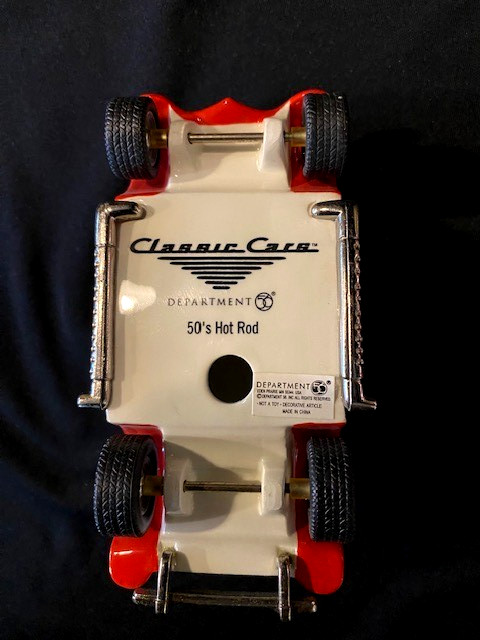 Department 65 Ceramic 1950's Hot Rod