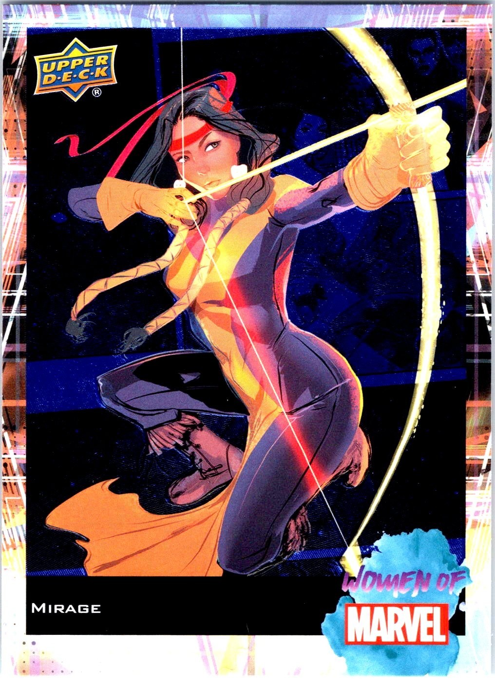 Mirage (Danielle Moonstar) #43 Blue Lt. FX 2024 Upper Deck Women of Marvel