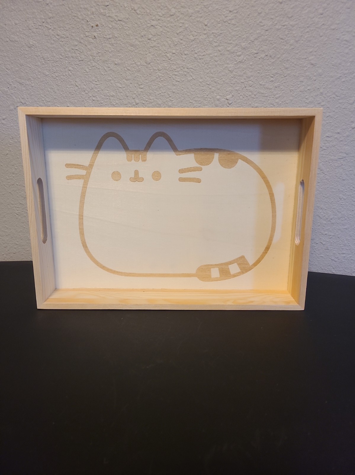 Pusheen Wooden Tray w/ Handles 2020 Pusheen Box Exclusive