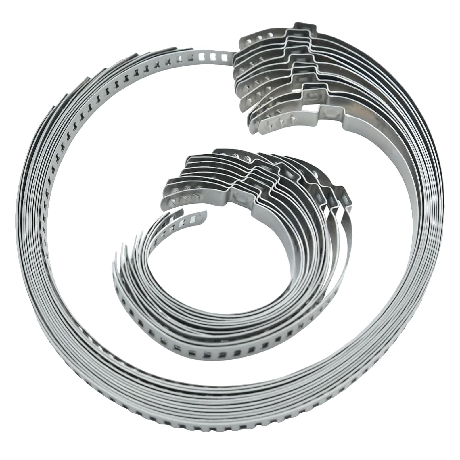 24PCS CV Boot Clamp Kit, Stainless Steel Universal Adjustable CV Axle Joint Boot