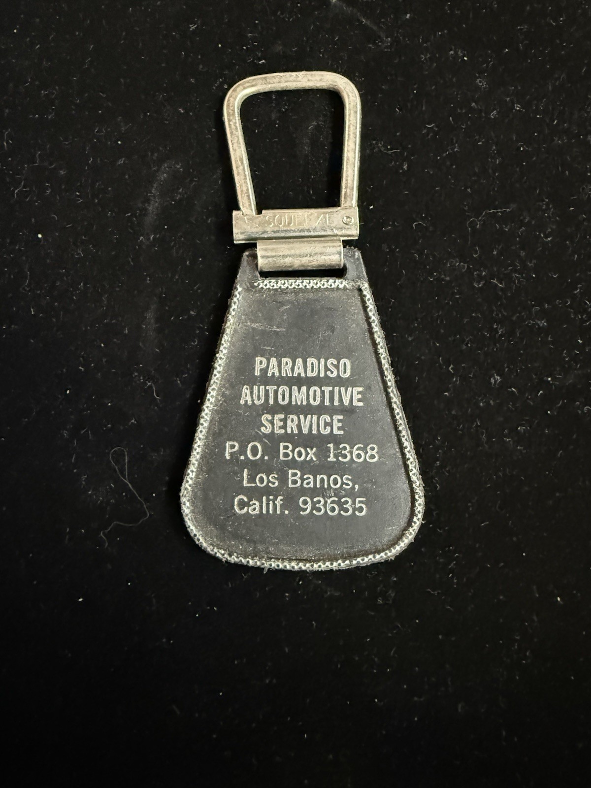 Vintage Keychain Paradiso Automotive Service Los Banos California 