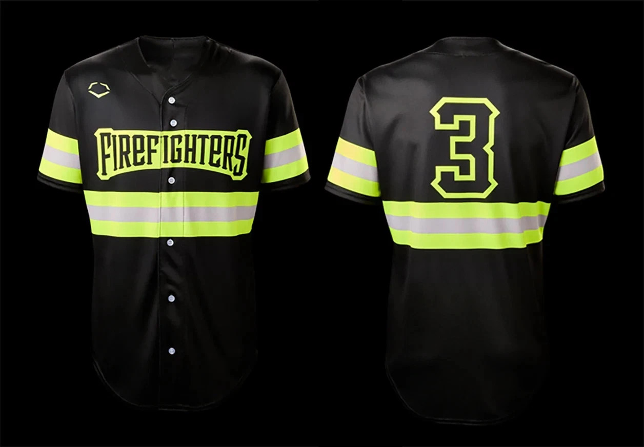 Hot Firefighters Savannah Bananas Baseball Jersey All Size For Fans CC175