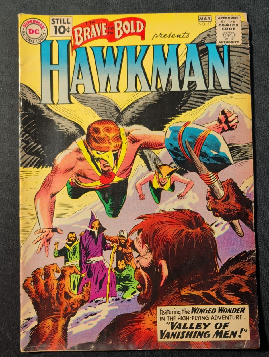 Brave and the Bold # 35 (May 1961) - 2nd Silver Age App. of Hawkman & Hawkgirl