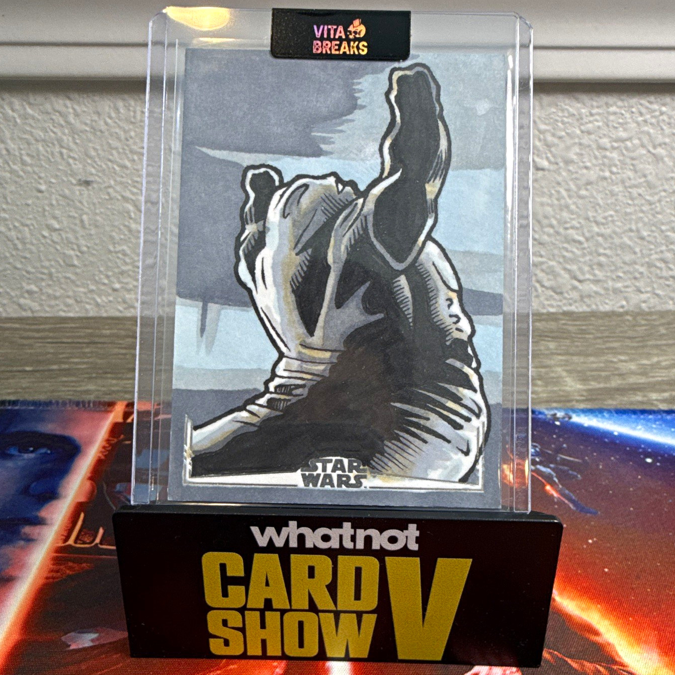 2026 Topps Star Wars Chrome Rotta the Hutt  Sketch by Dwayne Carpenter
