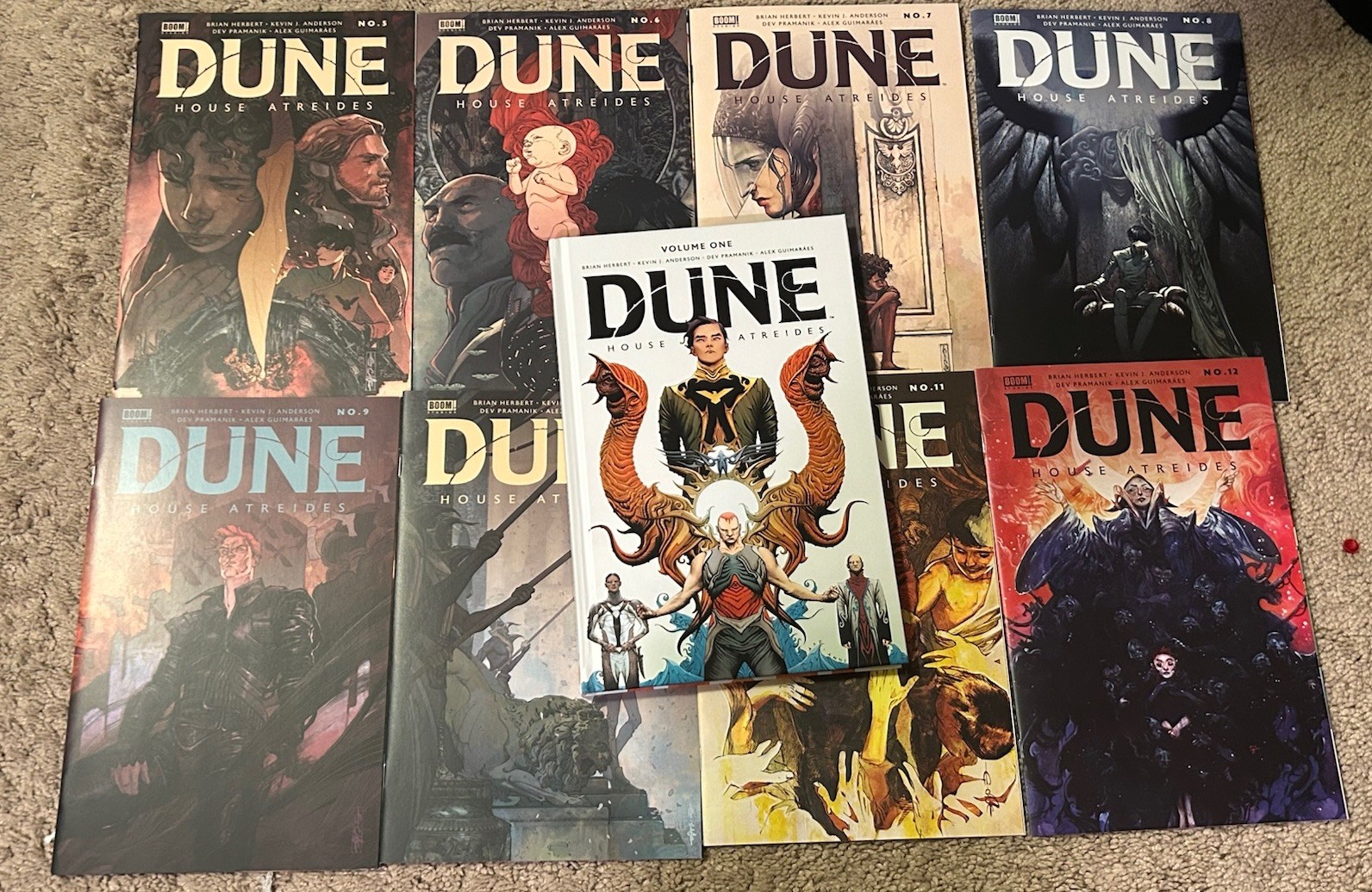 DUNE HOUSE ATREIDES 1-12 Lot