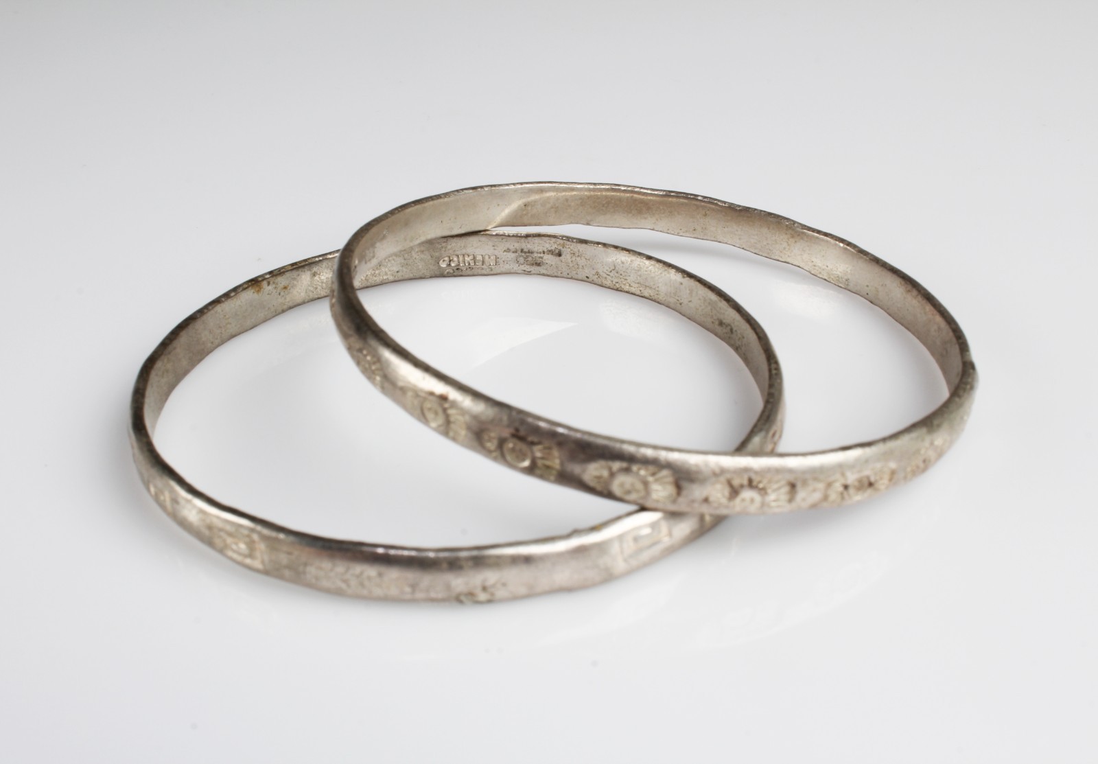 A Pair of 925 Silver Bracelets