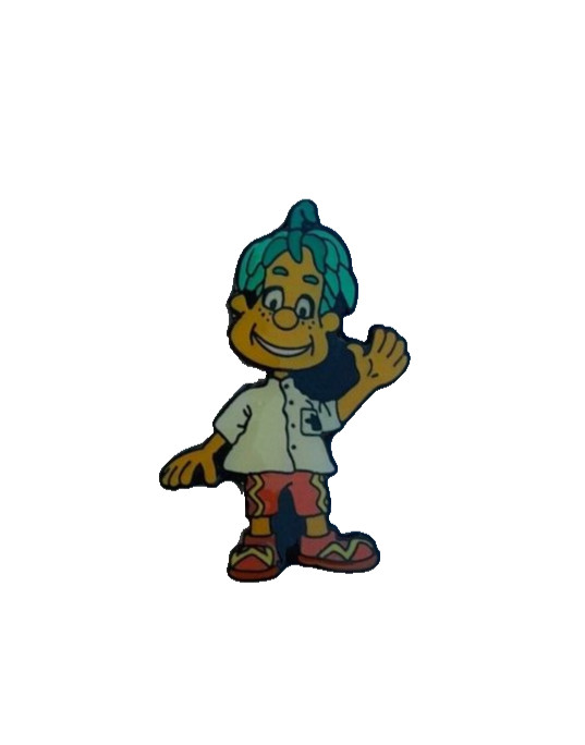 OFFICIAL ENGIE BENJY RETRO KIDS TV CHARACTER METAL PIN BADGE