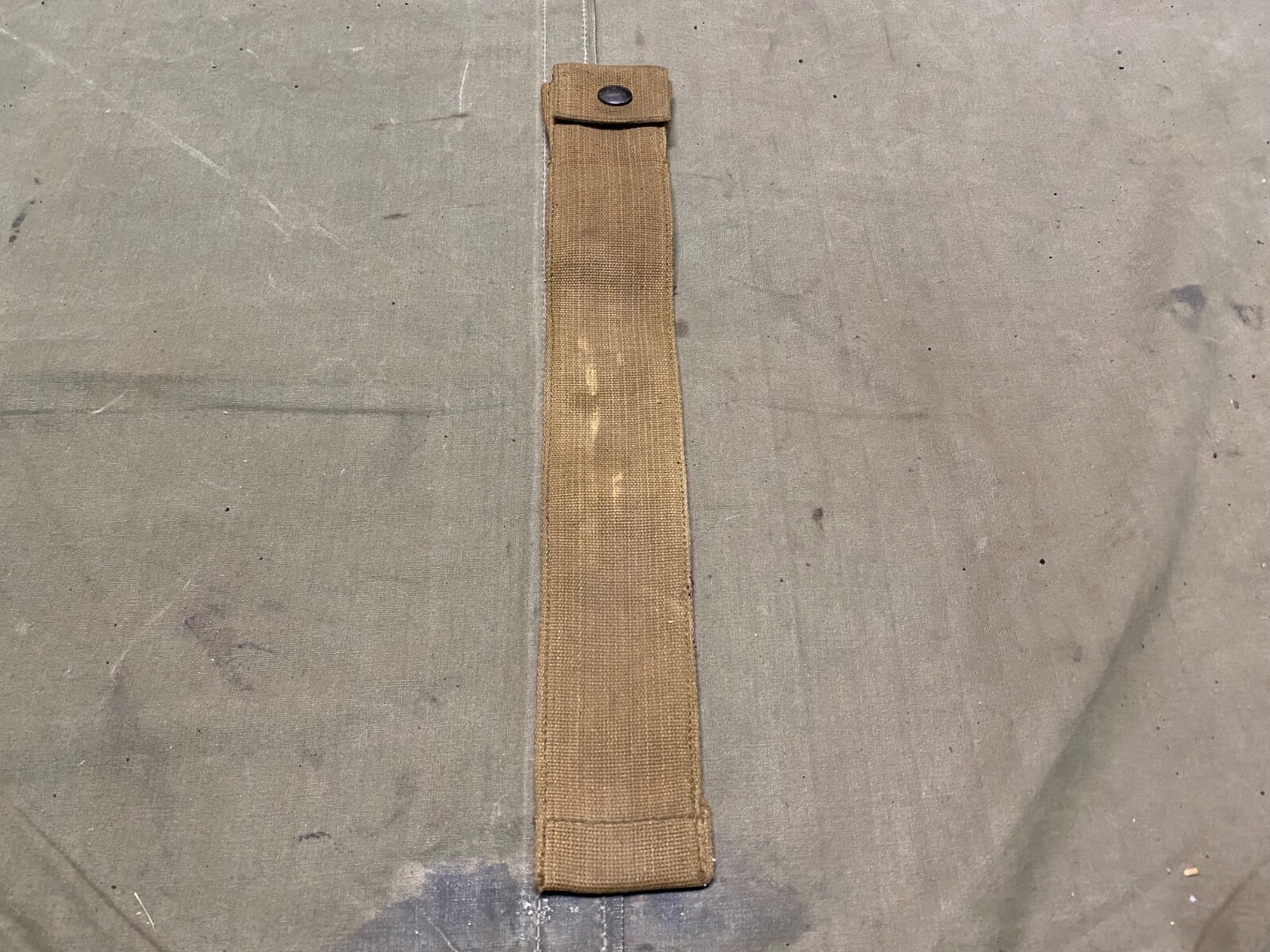 ORIGINAL WWI US ARMY M1917 RIFLE CLEANING ROD CARRY CASE-DATED 1918