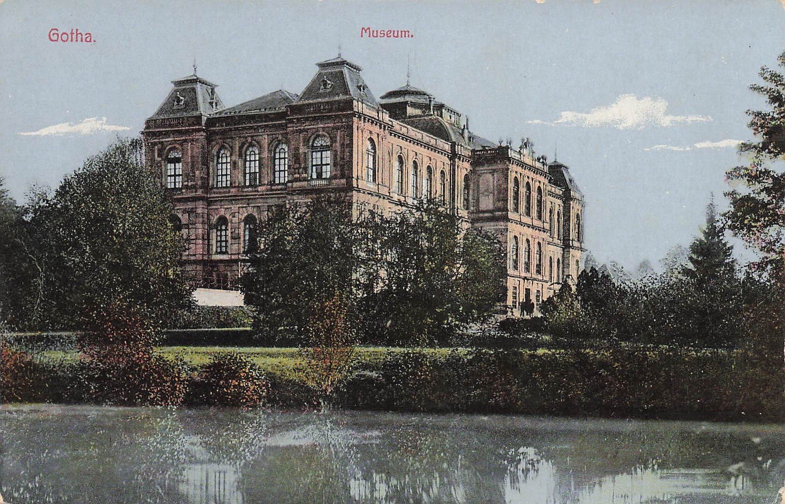 Postcard Gotha (99867), museum, color print