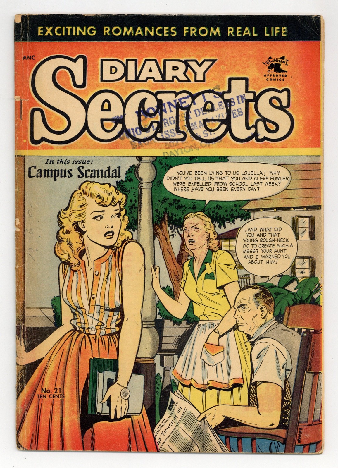 Diary Secrets #21 GD 2.0 1953