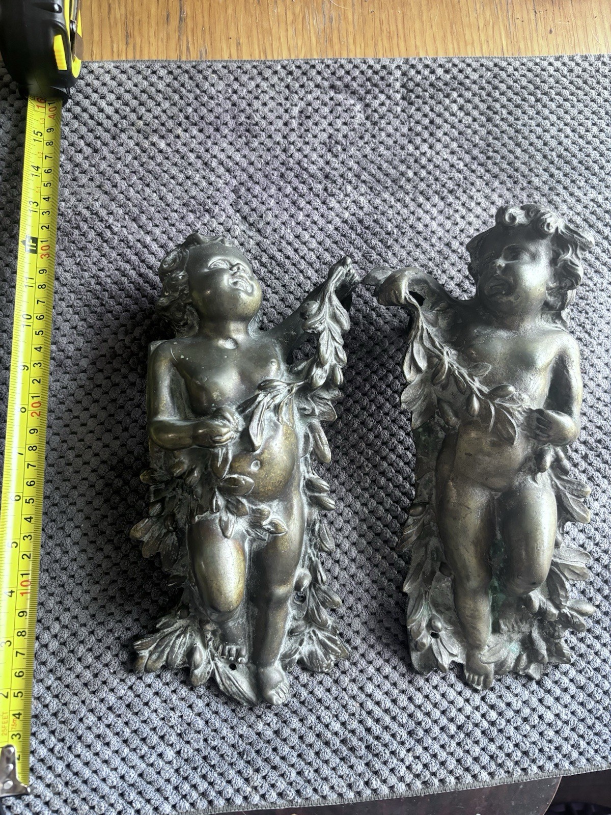 Signed 19th Century French Bronze Putti Antique 1885 RARE original, $2000 retail