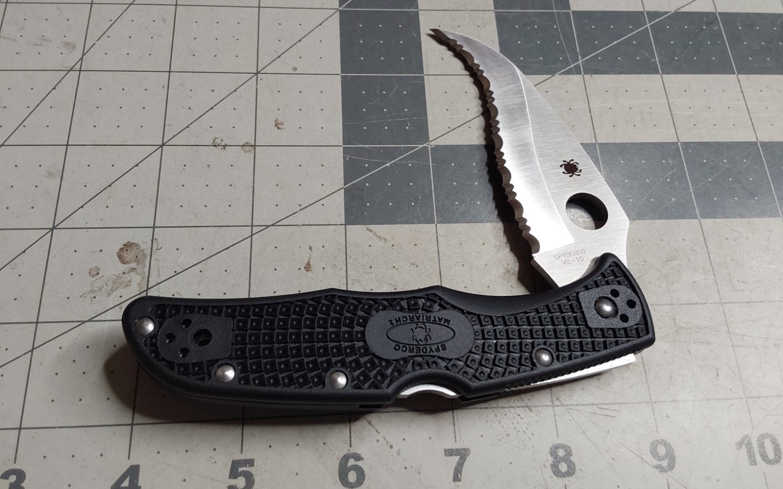 Spyderco Matriarch 2 Single Blade Folding Knife