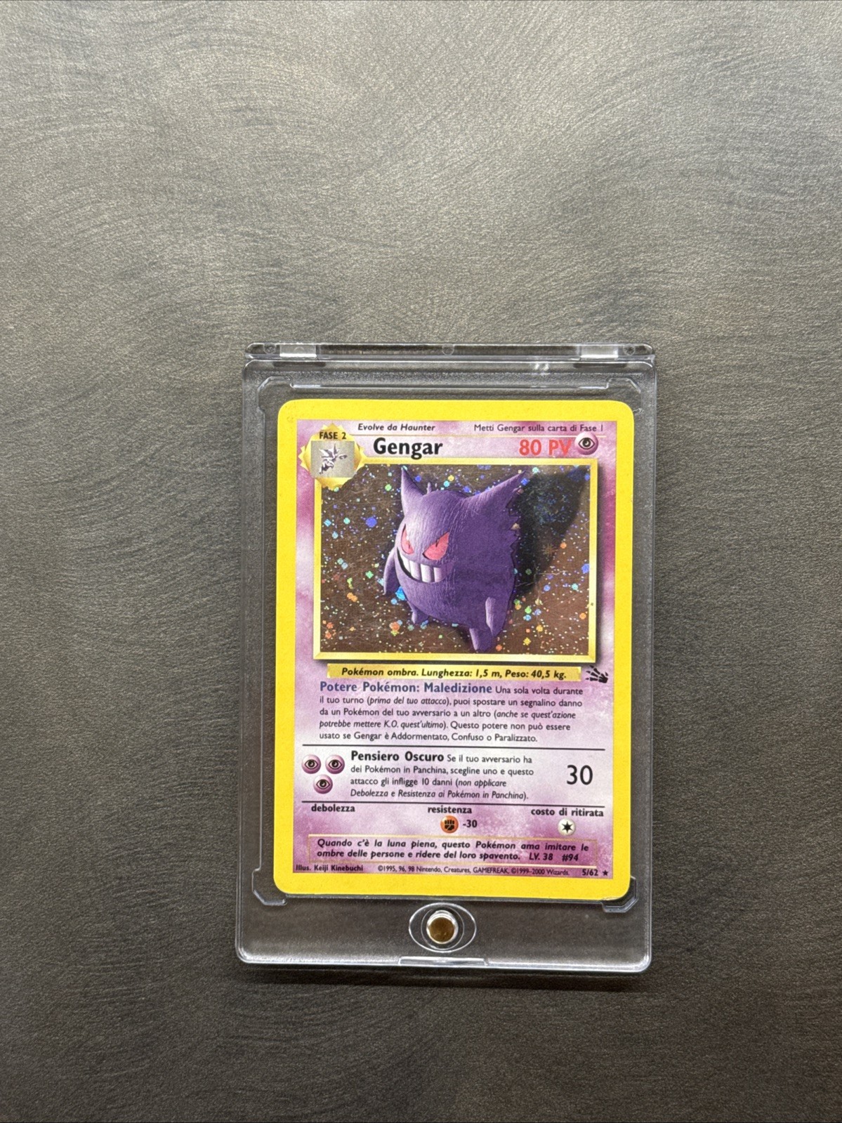 Gengar 5/62 Holo ITA Pokemon