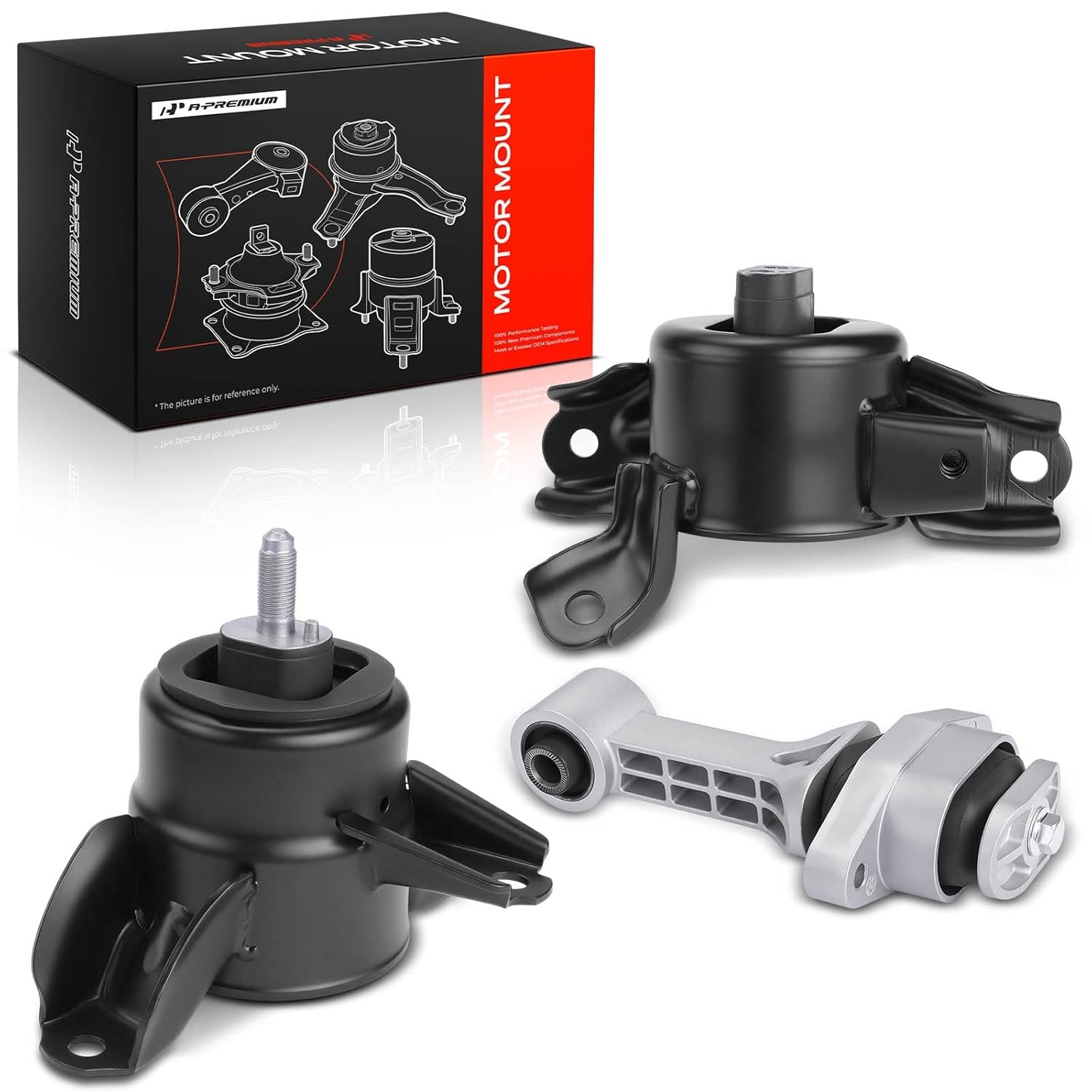 A-Premium 3PCS Engine Motor and Transmission Mount Set Compatible with Hyundai A