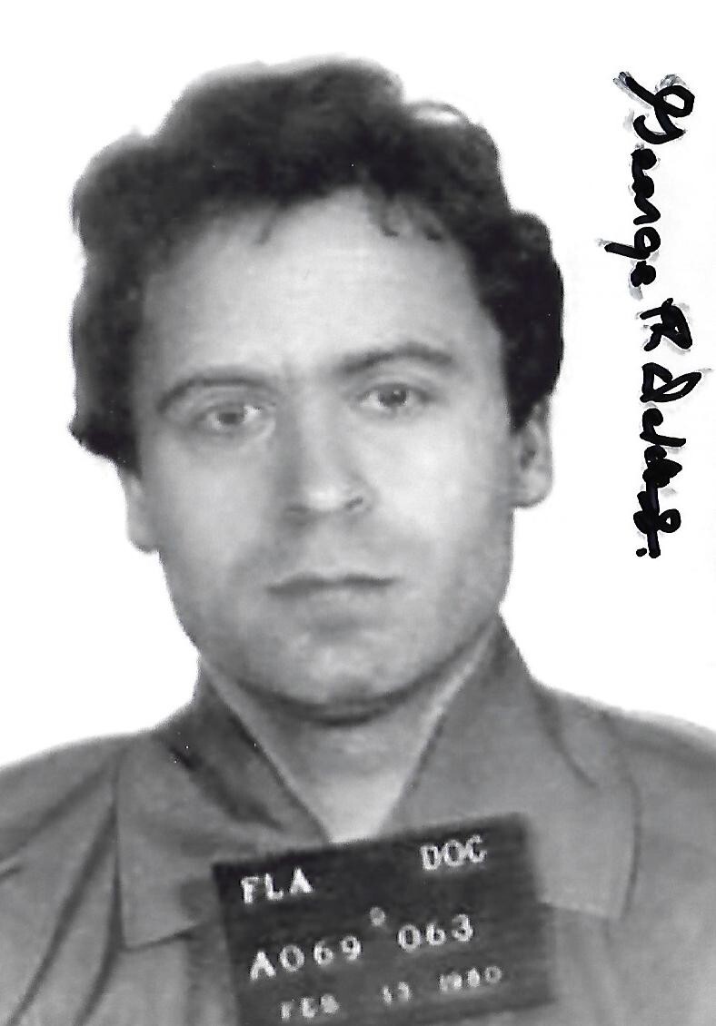 George Dekle signed 4x6 photo Ted Bundy Prosecutor Historical Rare COA LOOK